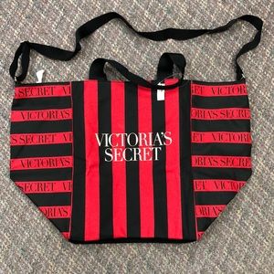 NWT Victoria’s Secret stripe tote